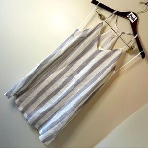 Allie Rose linen dress with lining & pockets women's sz S, NWT